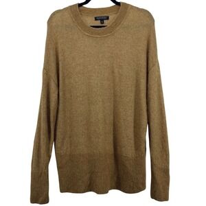 Banana Republic Womens Size XL Sweater Tan Alpaca Blend Crew Neck Pullover